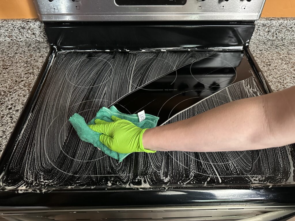 clean stovetop