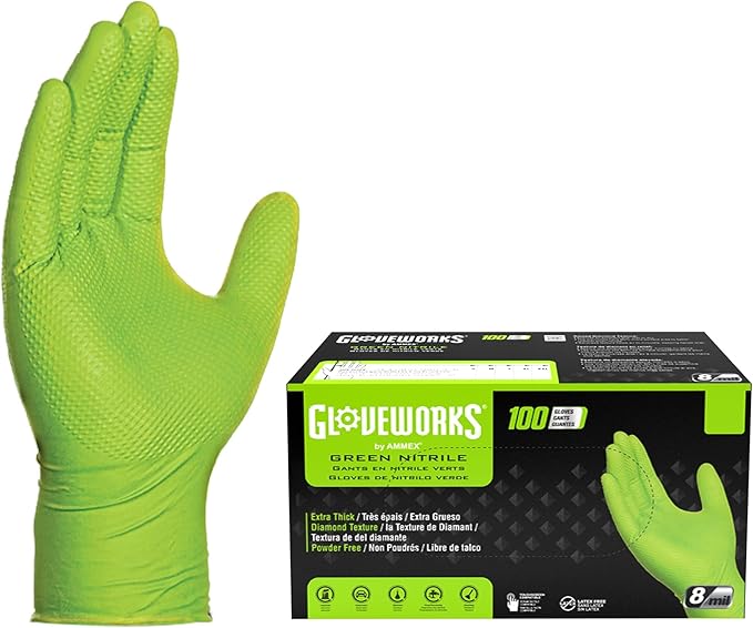green gloves