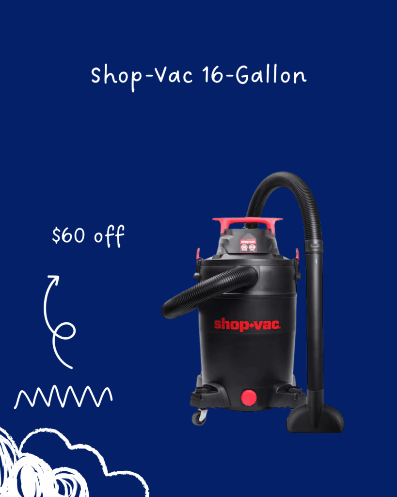shop vac 60% off