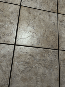 dirty kitchen grout